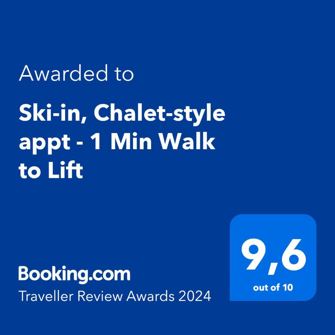 Ski-In, Chalet-Style Appt Central Verbier - 1 Min Walk To Lift Dış mekan fotoğraf